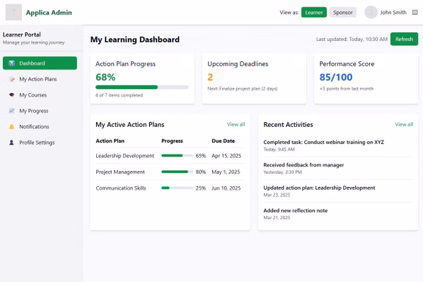 Applica Interface Mockup 1